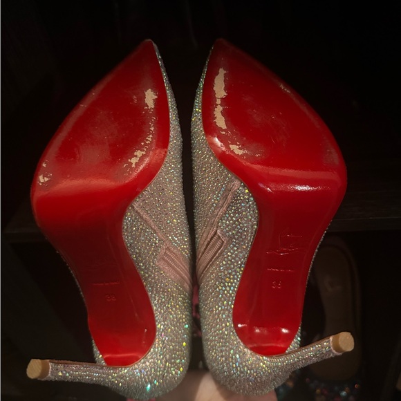 Christian Louboutin Custom Swarovski Strass Crystal Booties - Picture 8 of 8